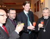 v.l.n.r.: Dieter Betz, Wolfgang Köcher, Sven John, Bischof Dr. Gregor Maria Hanke
