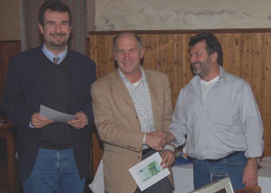 Schafkopfturnier 2006: Siegerehrung durch Christian Tauer und Wilfried Holzapfel