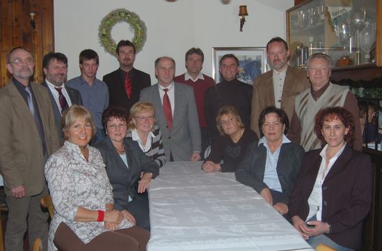 Gemeinderatskandidaten 2008 beim politischen Aschermittwoch