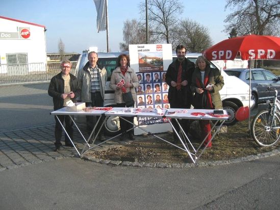 Infostand zur Gemeinderats- und Kreistagswahl 2008