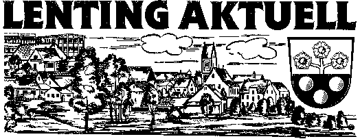 Lenting Aktuell, Informationsblatt des SPD-Ortsvereins Lenting