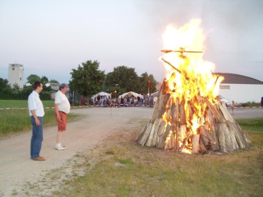 Sonnwendfeier 2006: Christian Tauer, Clemens Dietl