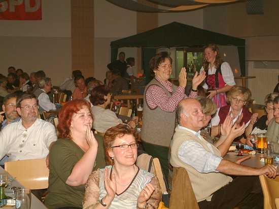 Oktoberfest 2005: Begeistertes Publikum