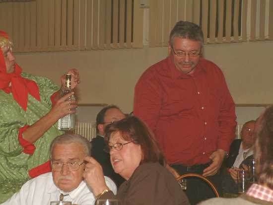 Oktoberfest 2005: Showeinlage der Musikgruppe Frankengold